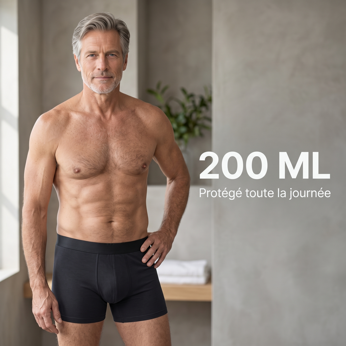 Boxer Absorbant Incontinence Flux Intense